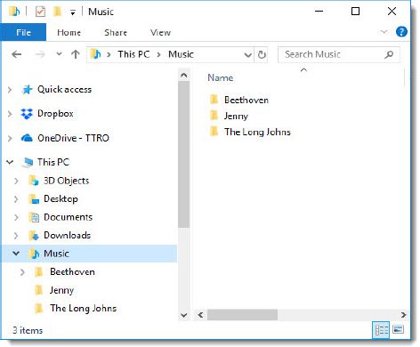 Uses of folders clearance in computer